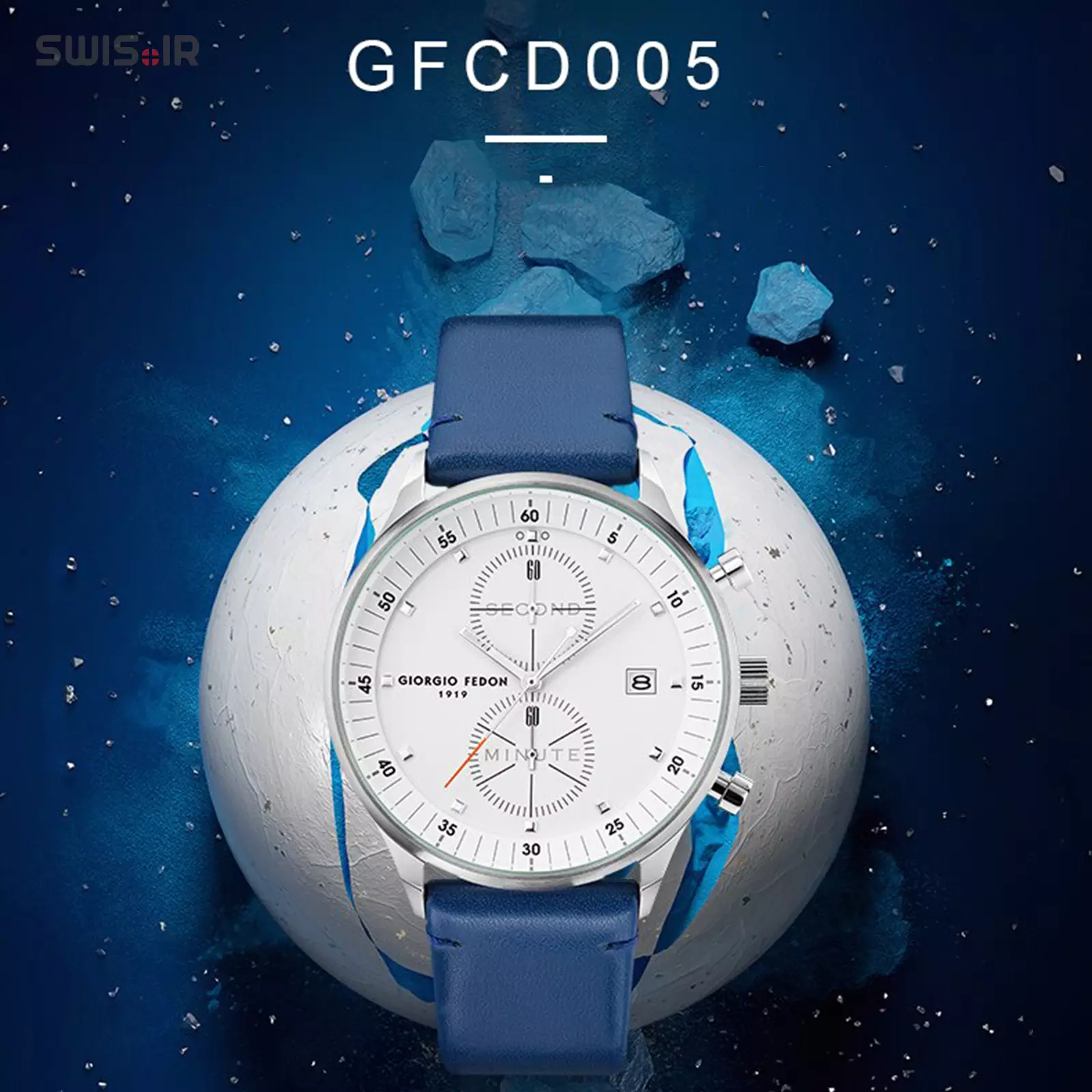 ساعت مچی مردانه برند جورجیو فدون ایتالیا مدل GFCD005