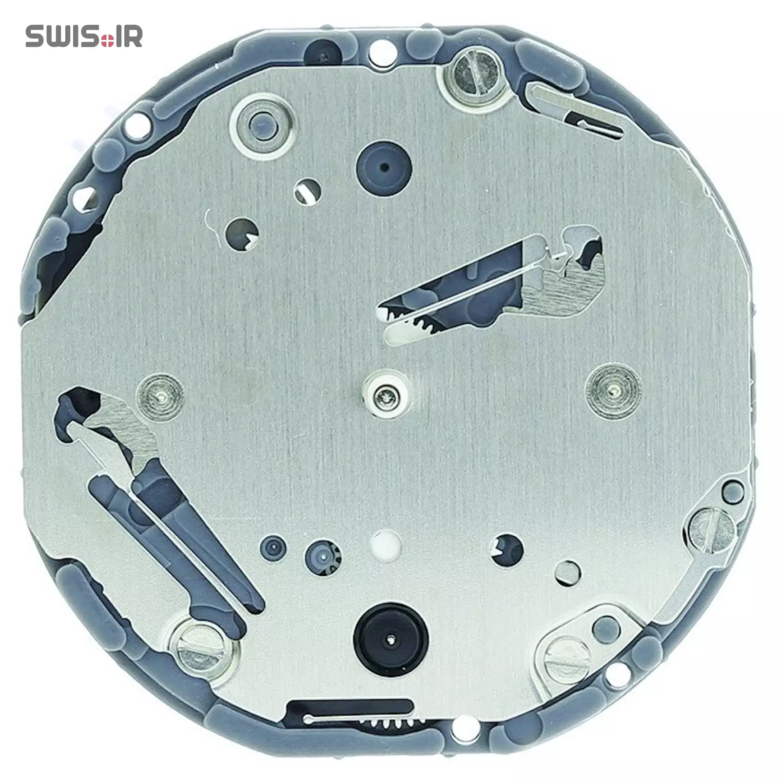 تصویر روی موتور ساعت کالیبر VD75A-SII ساخت شرکت سیکو ـ اپسون ژاپن