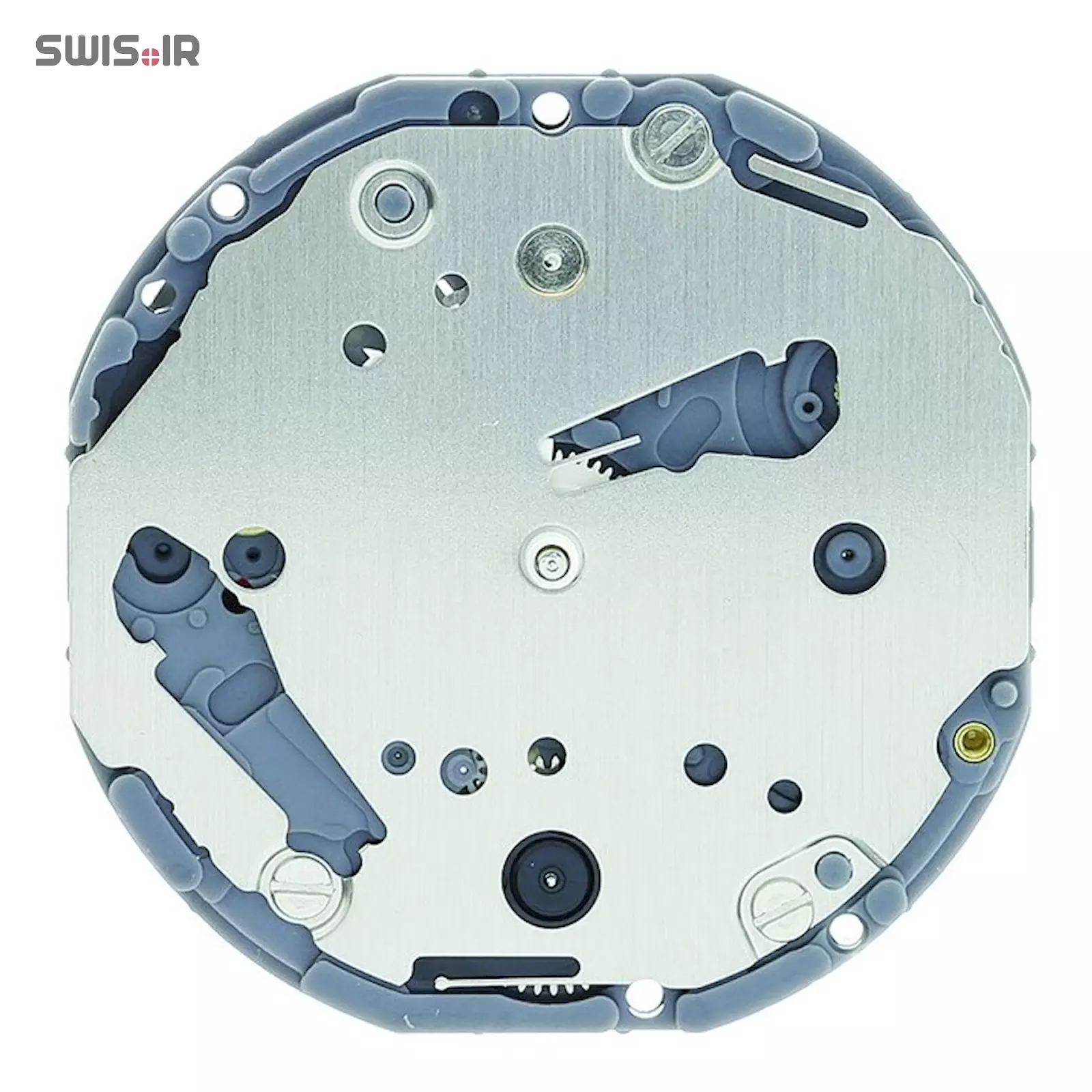 تصویر روی موتور ساعت کالیبر VD77A-SII ساخت شرکت سیکو ـ اپسون ژاپن