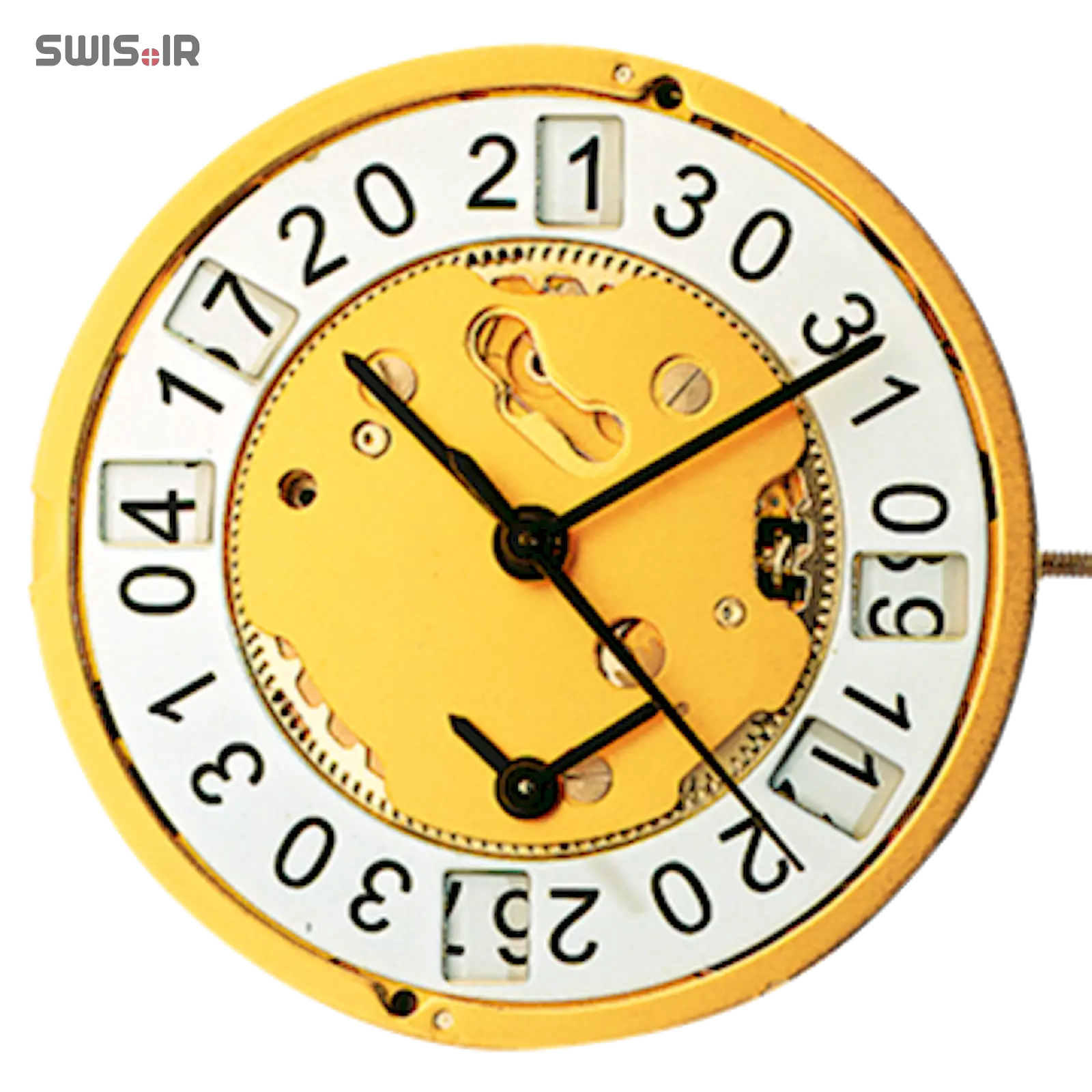 تصویر روی موتور ساعت کالیبر 4210B ساخت شرکت روندا سوئیس