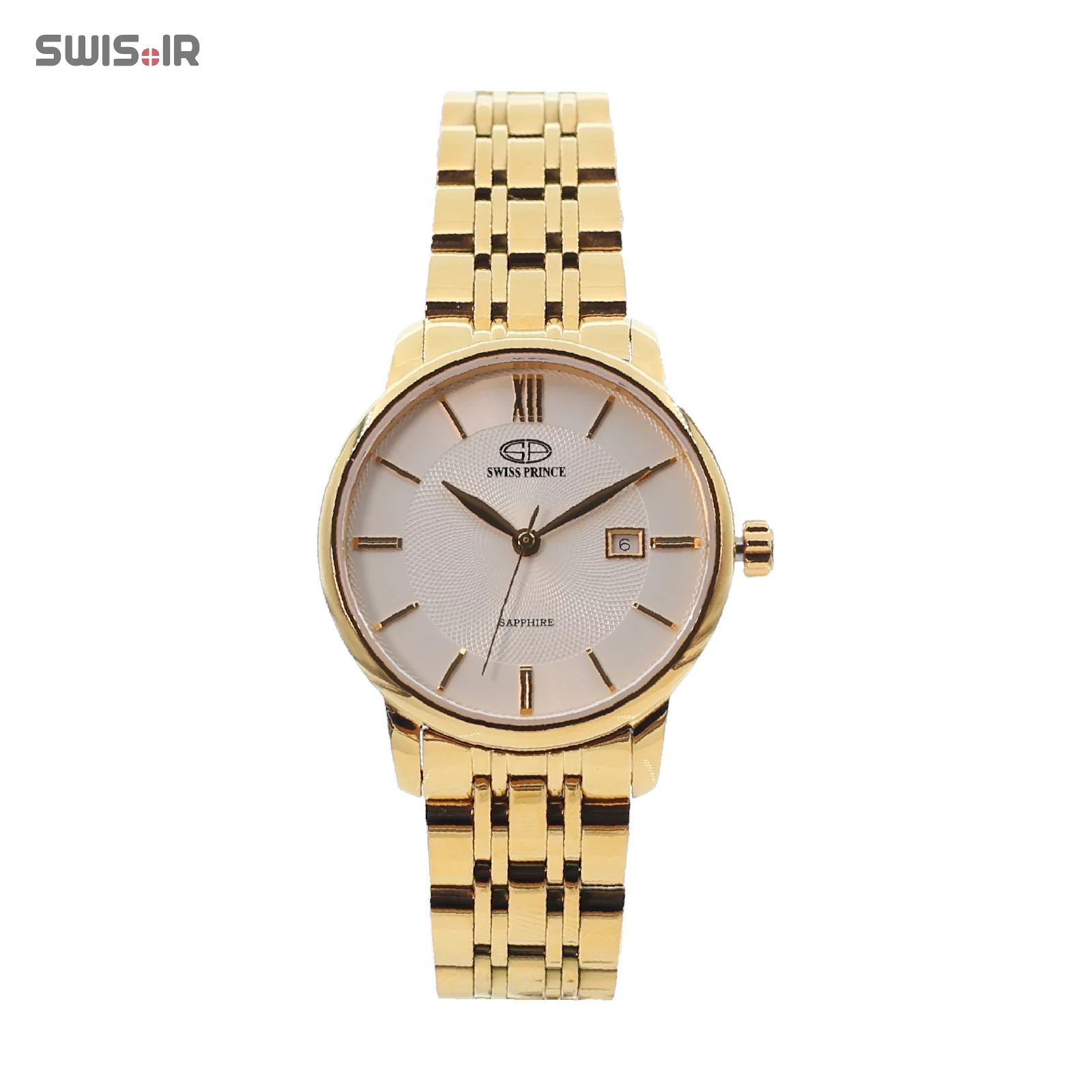 ساعت مچی زنانه برند سوئیس پرینس ‌مدل Gold-816-L