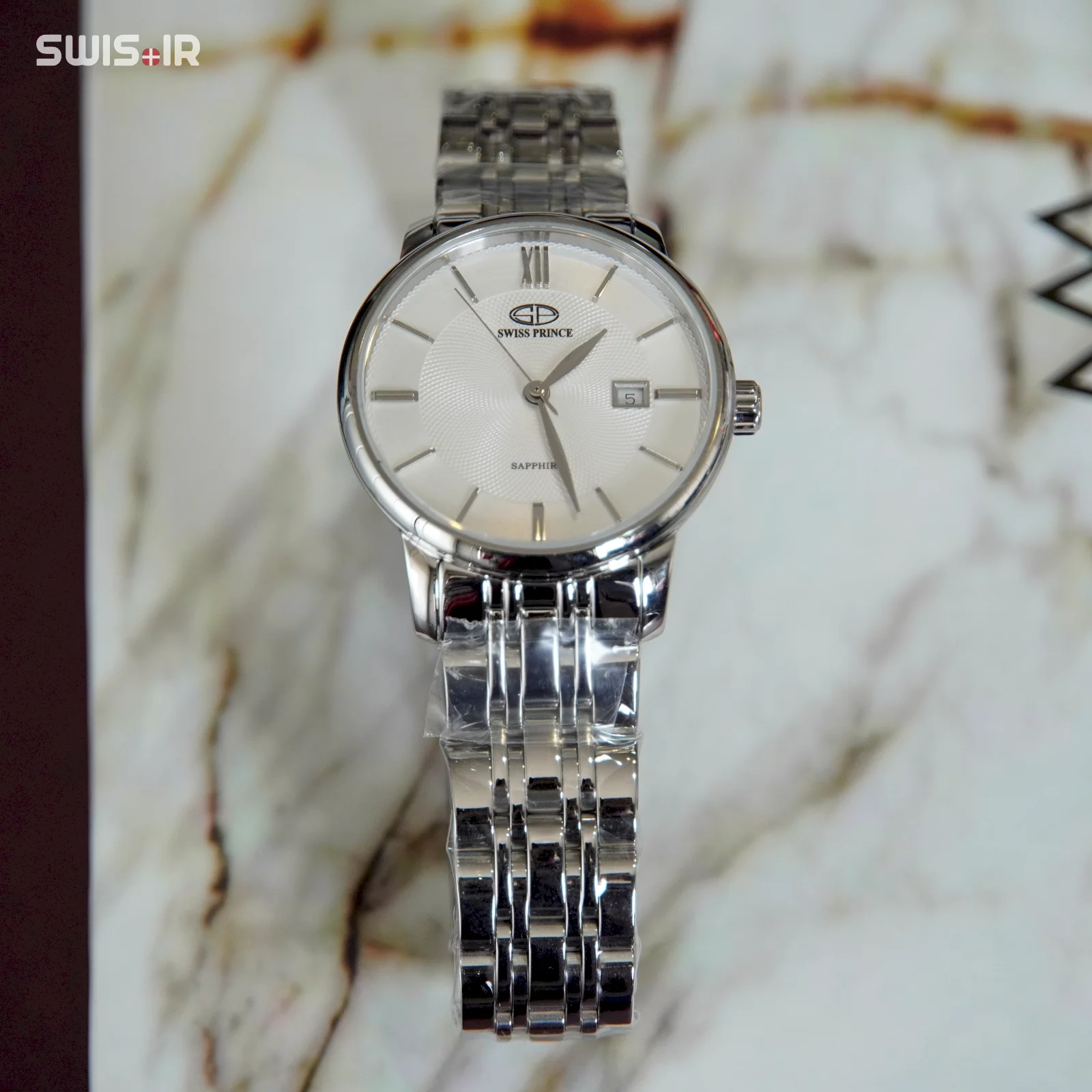 ساعت مچی زنانه برند سوئیس پرینس مدل Silver-816-L