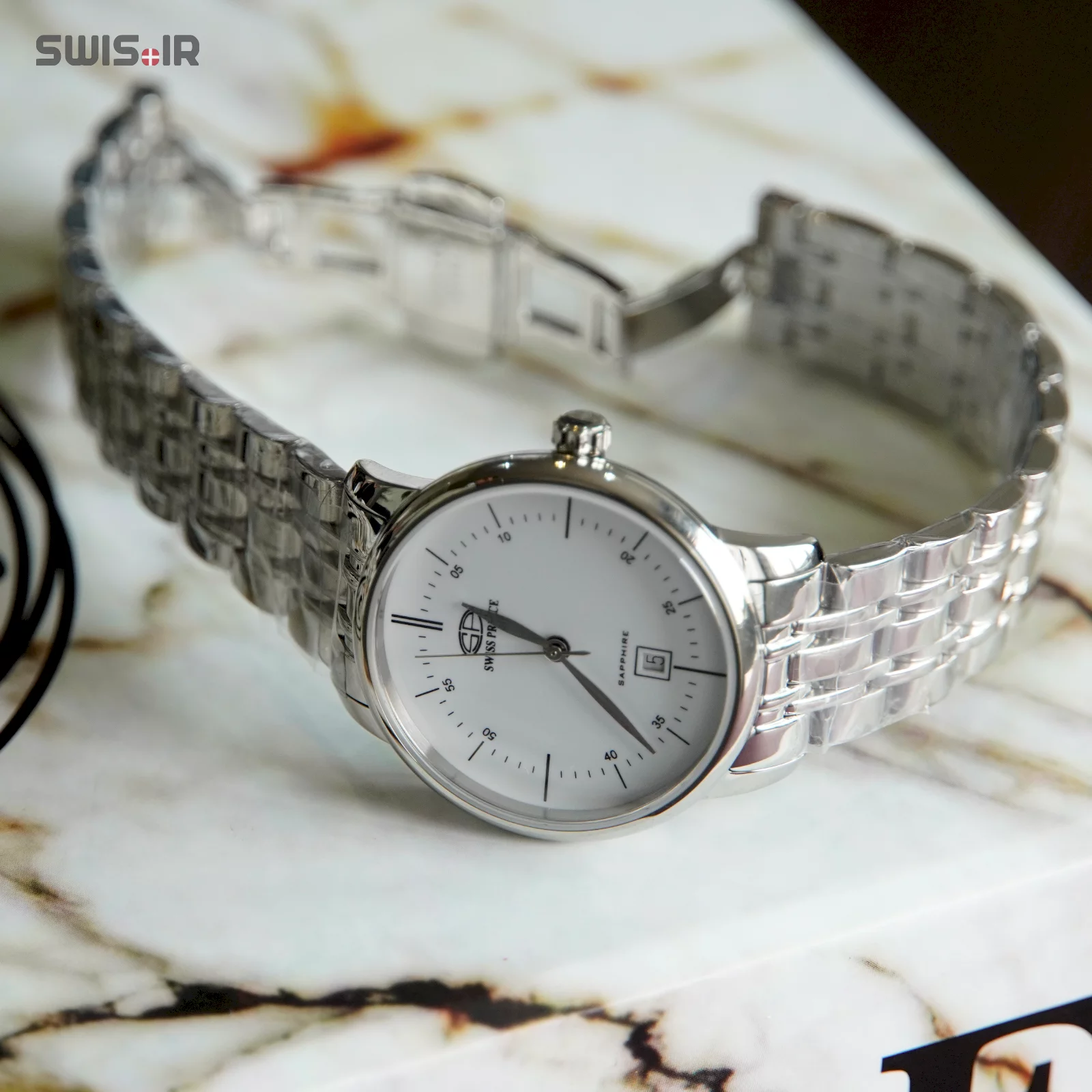 ساعت مچی زنانه برند سوئیس پرینس مدل Silver-W-817-L