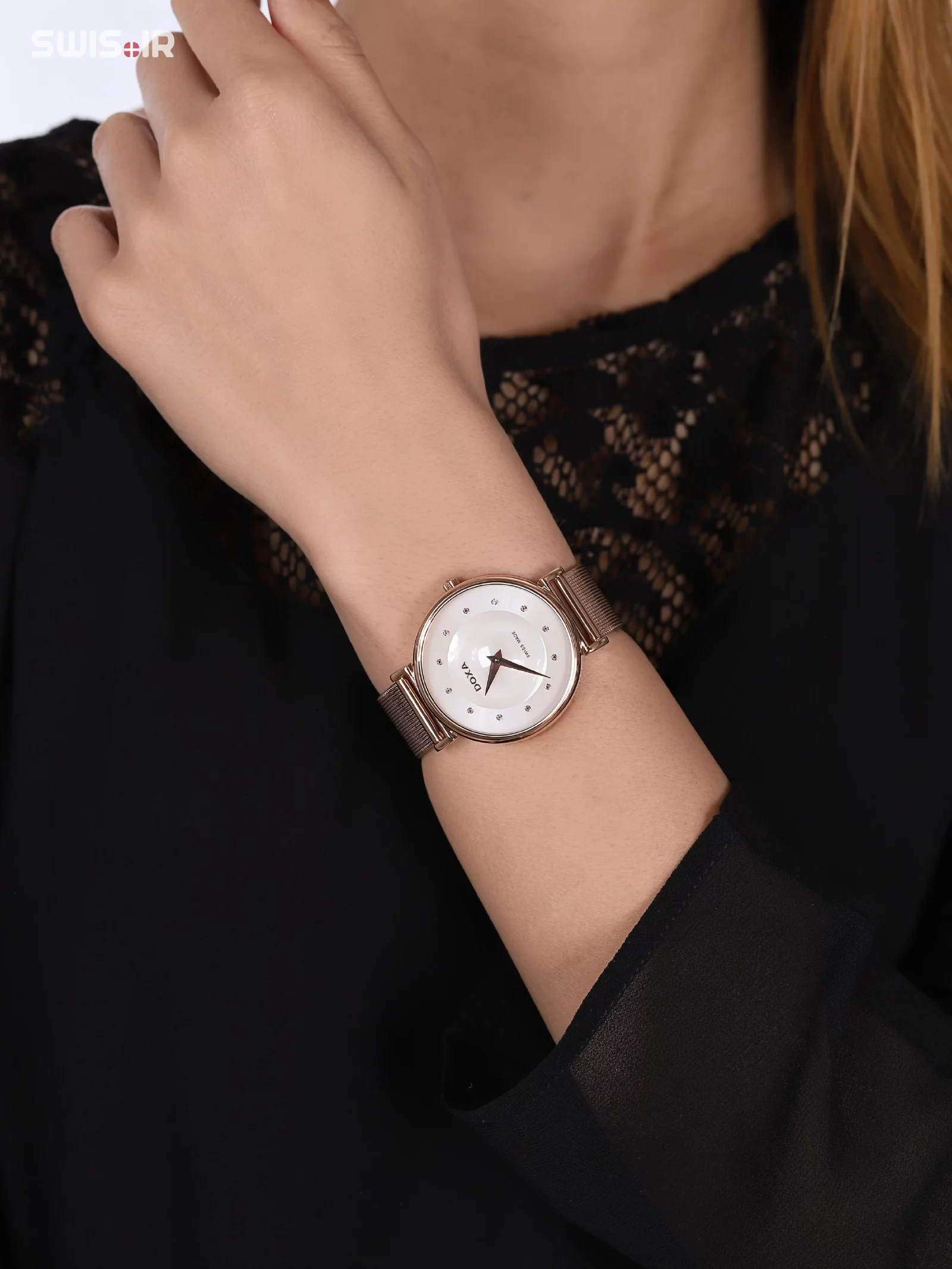 ساعت مچی زنانه برند دوکسا سوئیس مدل 145.95.058.17