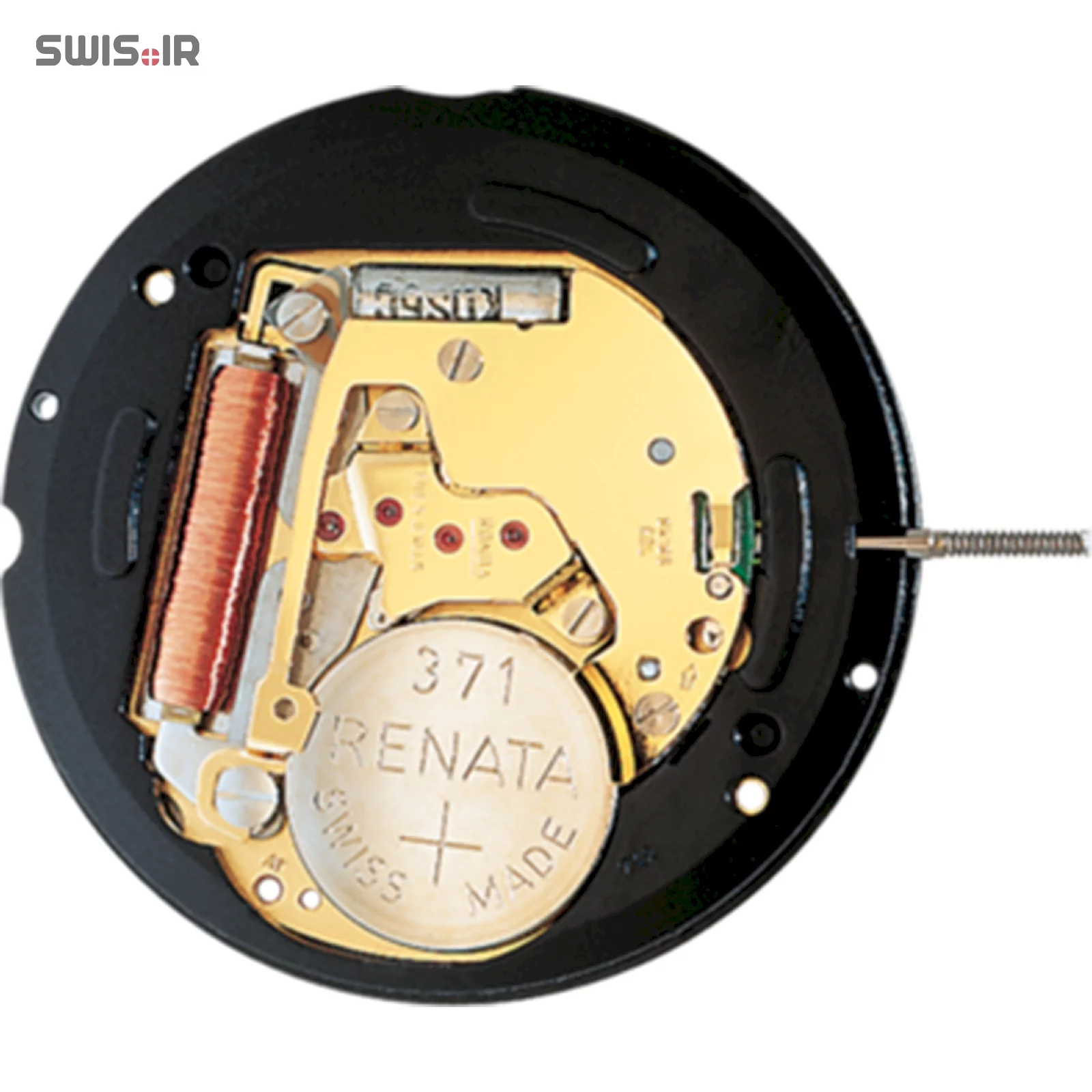 تصویر پشت موتور ساعت کالیبر 715 ساخت شرکت روندا سوئیس